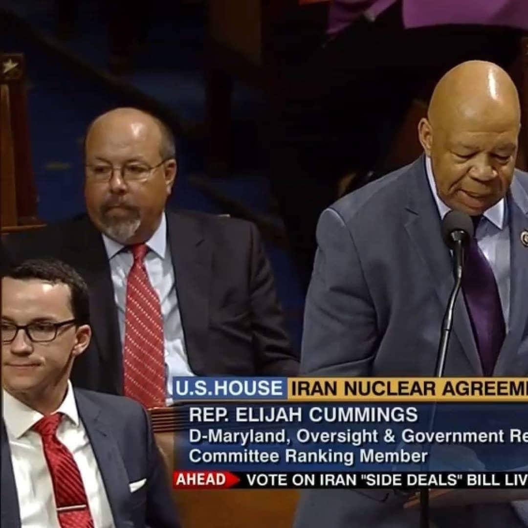 Jimmy Fremgen on the U.S. House floor during the Iran Nuclear Agreement debate