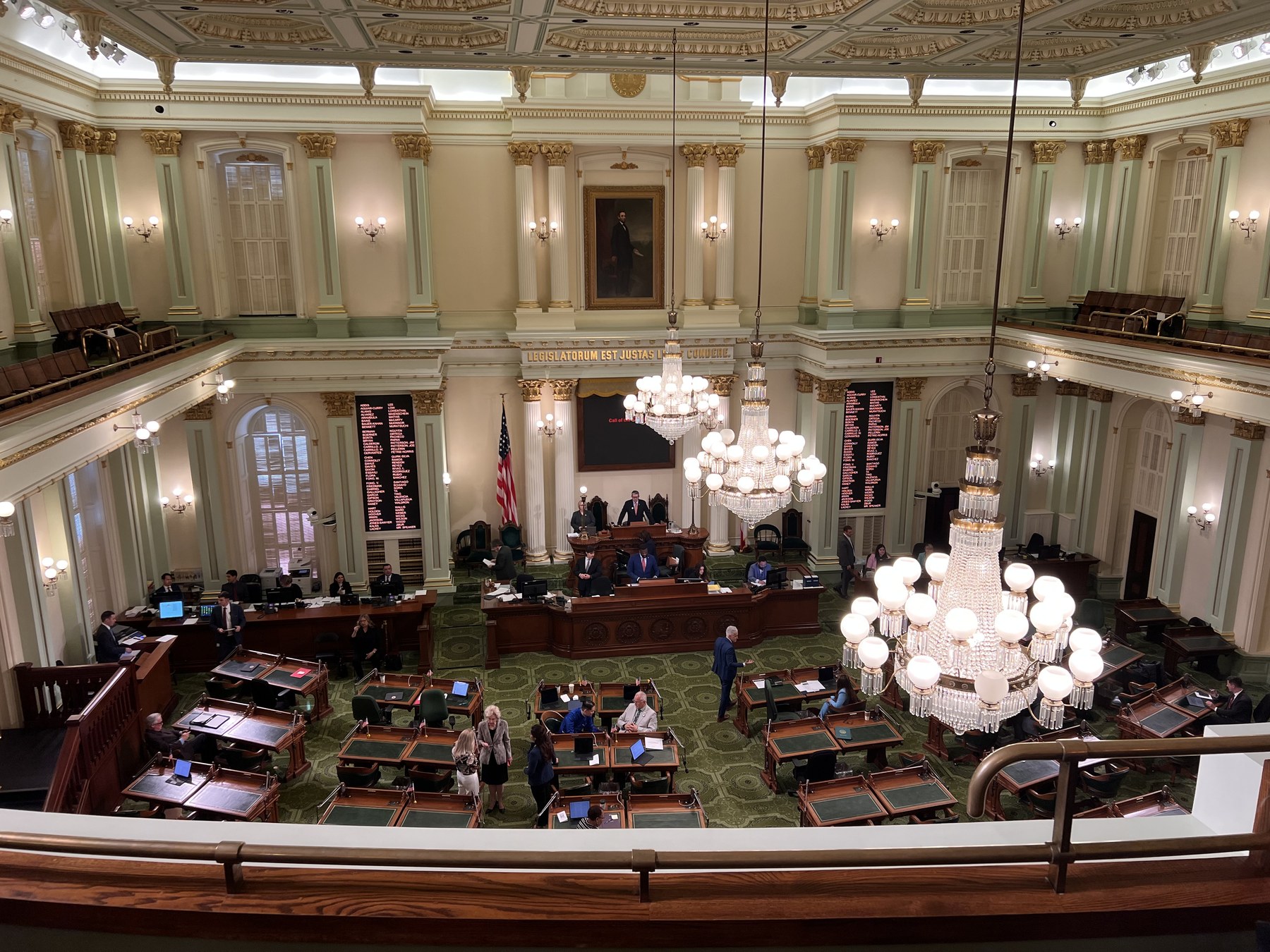 California State Assembly floor